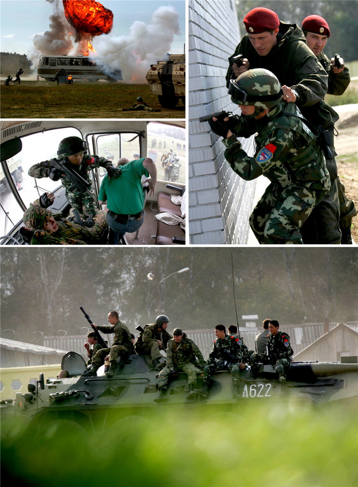 《和平使命——中俄聯合反恐演習》劉海山 攝