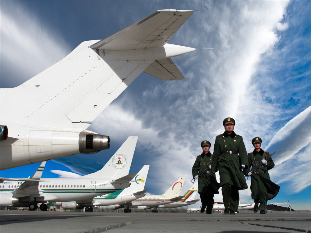 《總統專機》劉海山 攝