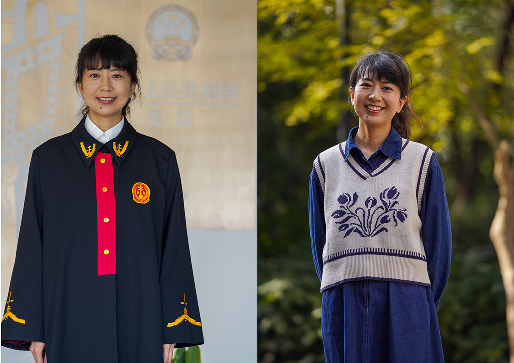 寧波市“三八紅旗手”、優秀志愿者、“最美甬法人”、江北區優秀公務員、江北法院“調解能手”“辦案能手”、個人三等功……一個個沉甸甸的榮譽背后，是她，法槌起落，目光堅定，案牘翻轉，風雨兼程。她，就是現任江北法院刑庭副庭長——王瑋瑤。人民網 章勇濤攝