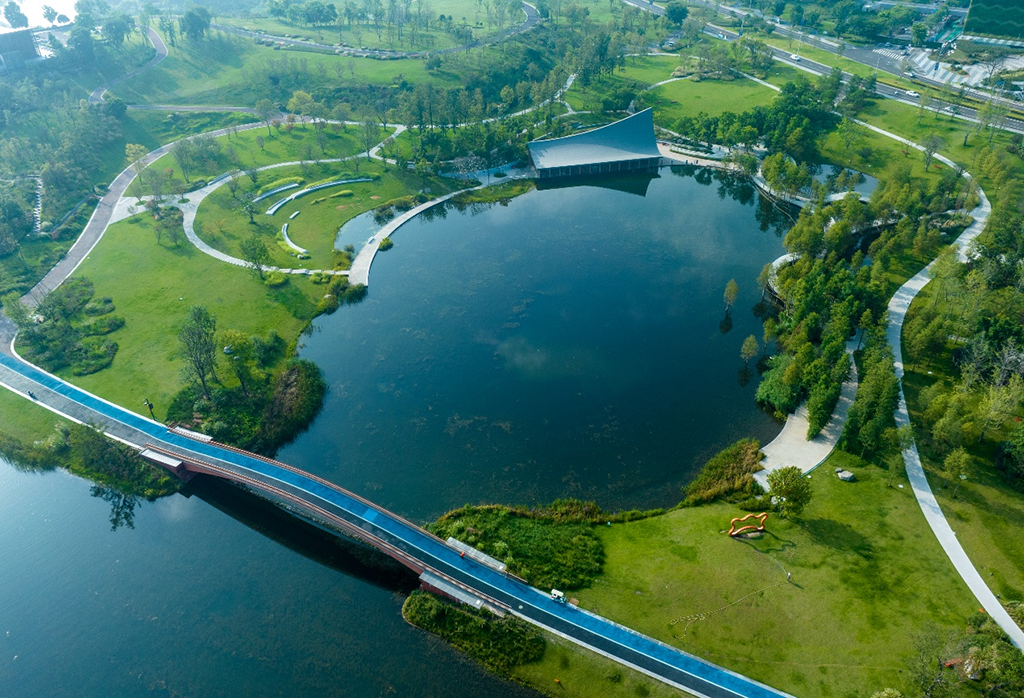 興隆湖濕地公園 王海林攝