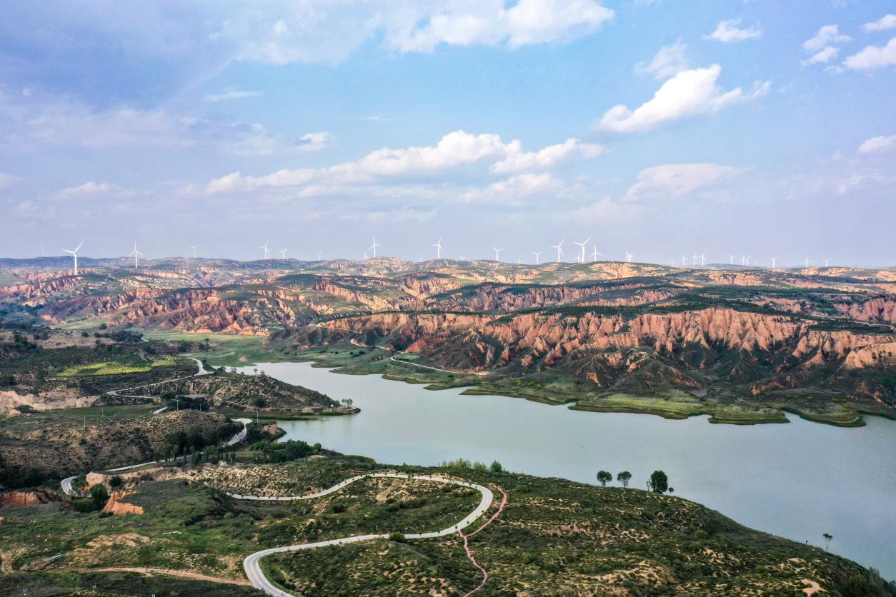 麻黃梁黃土地質公園。陳斌攝