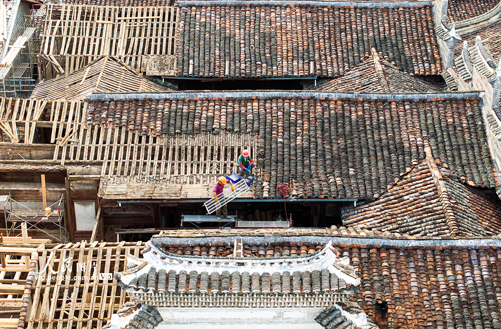 江西南豐：修繕古建筑【8】