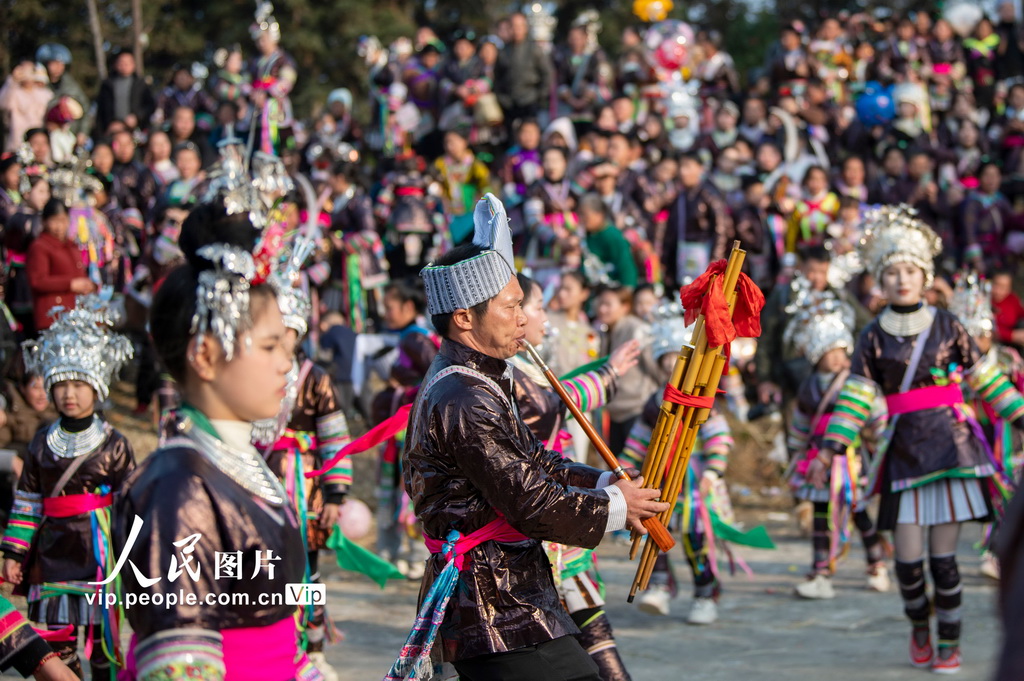 貴州從江：苗族同胞蘆笙舞步慶佳節【5】