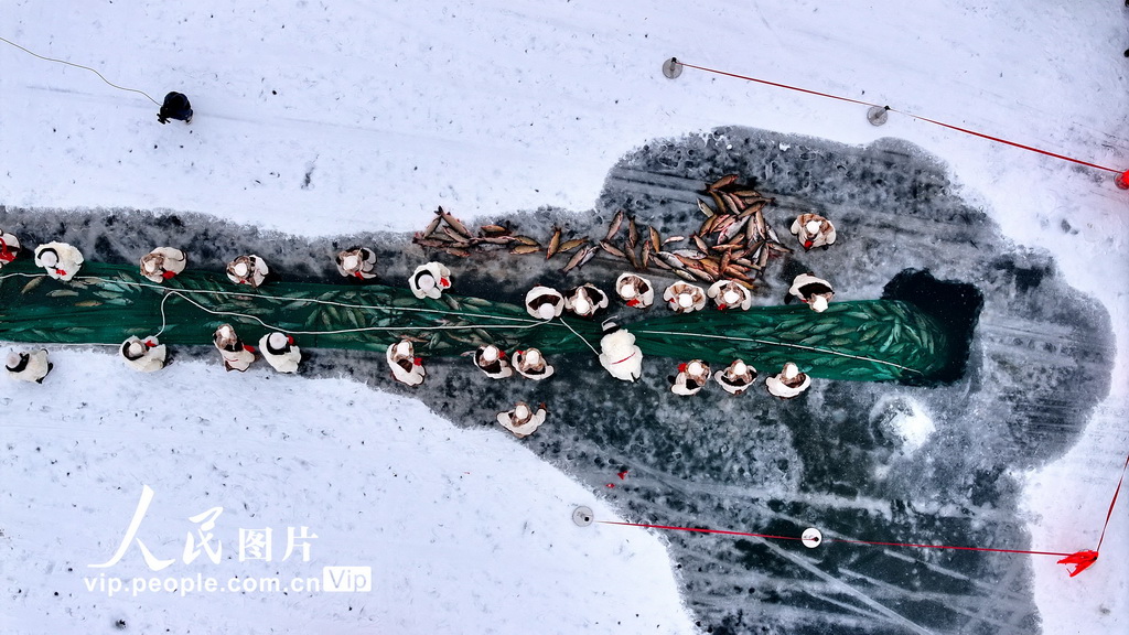 新疆博湖：第十七屆冬雪季冬捕活動開幕【2】