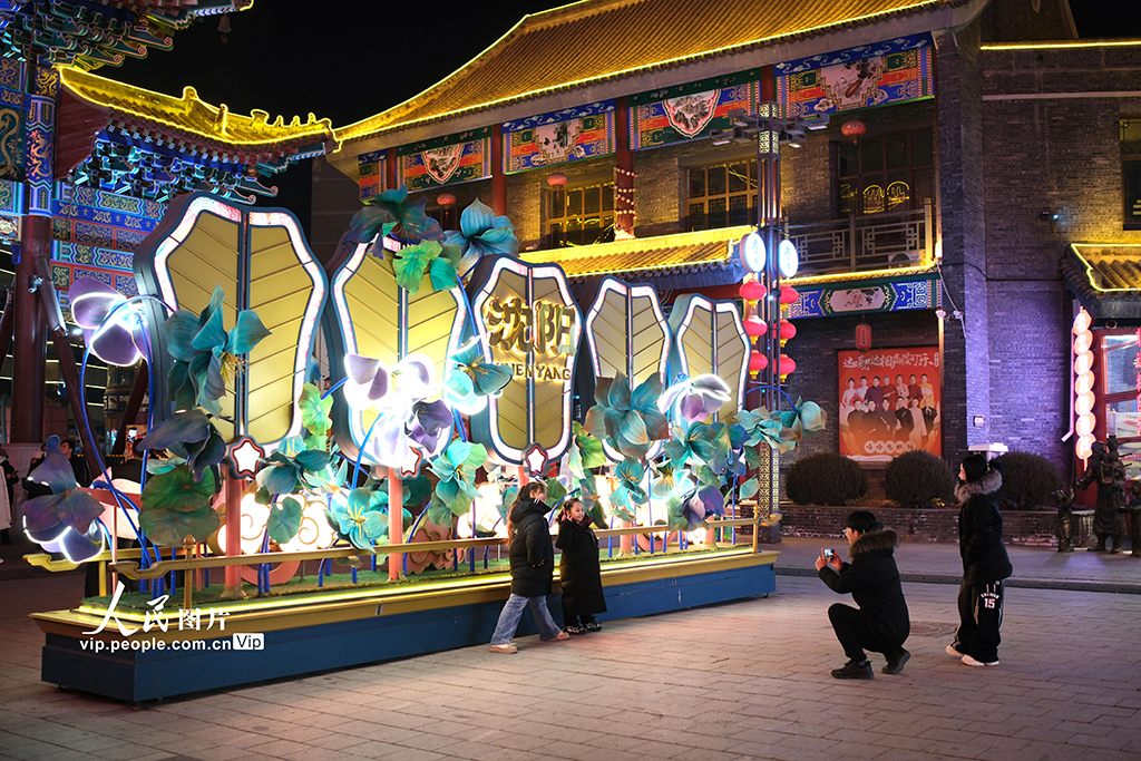 遼寧沈陽：老北市景區張燈結彩迎客來【2】