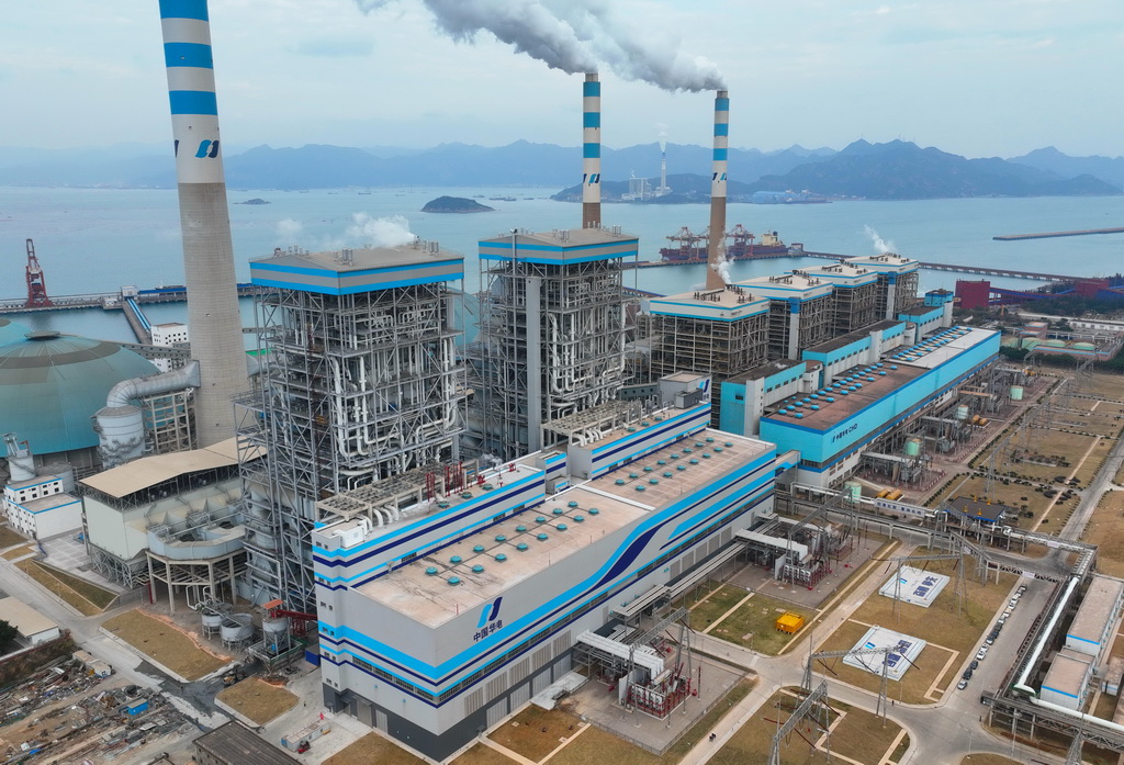 1月25日，福建華電可門發電有限公司（無人機照片）。