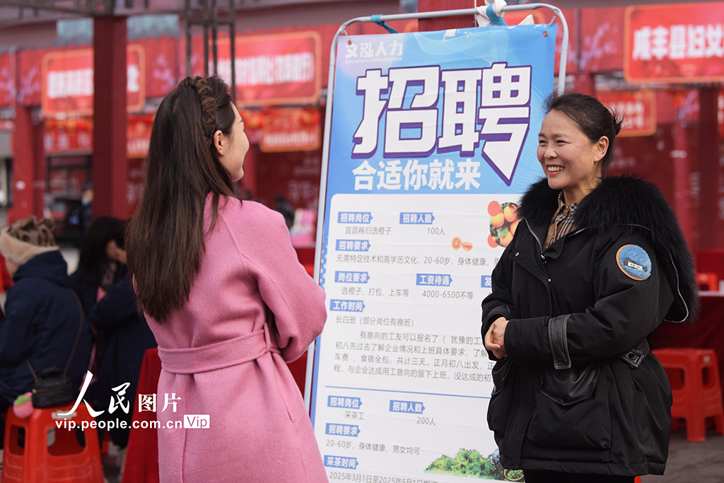 湖北咸豐：招聘會促就業【2】