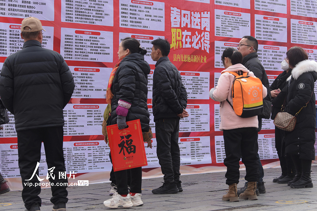 湖北咸豐：招聘會促就業【3】