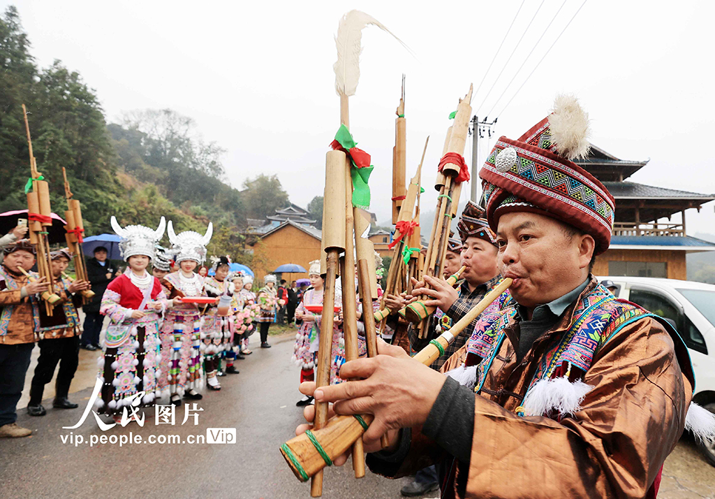 廣西融安：苗寨蘆笙踩蹚慶新春【3】