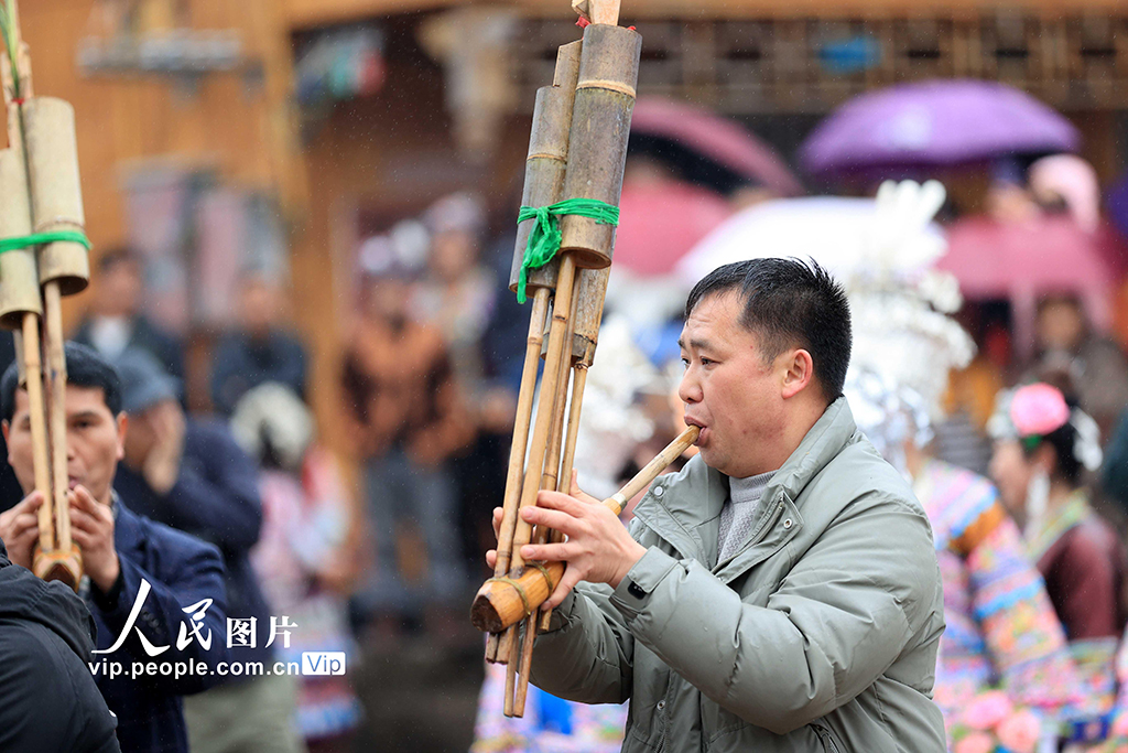 廣西融安：苗寨蘆笙踩蹚慶新春【5】