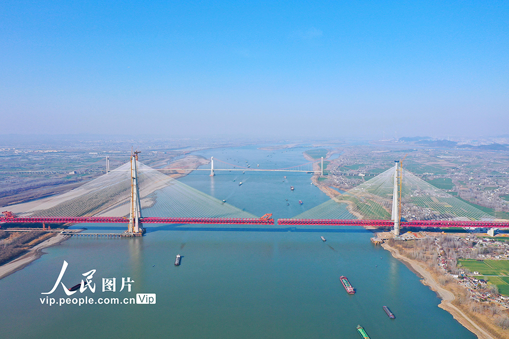 安徽：馬鞍山公鐵兩用長江大橋建設有序推進【4】