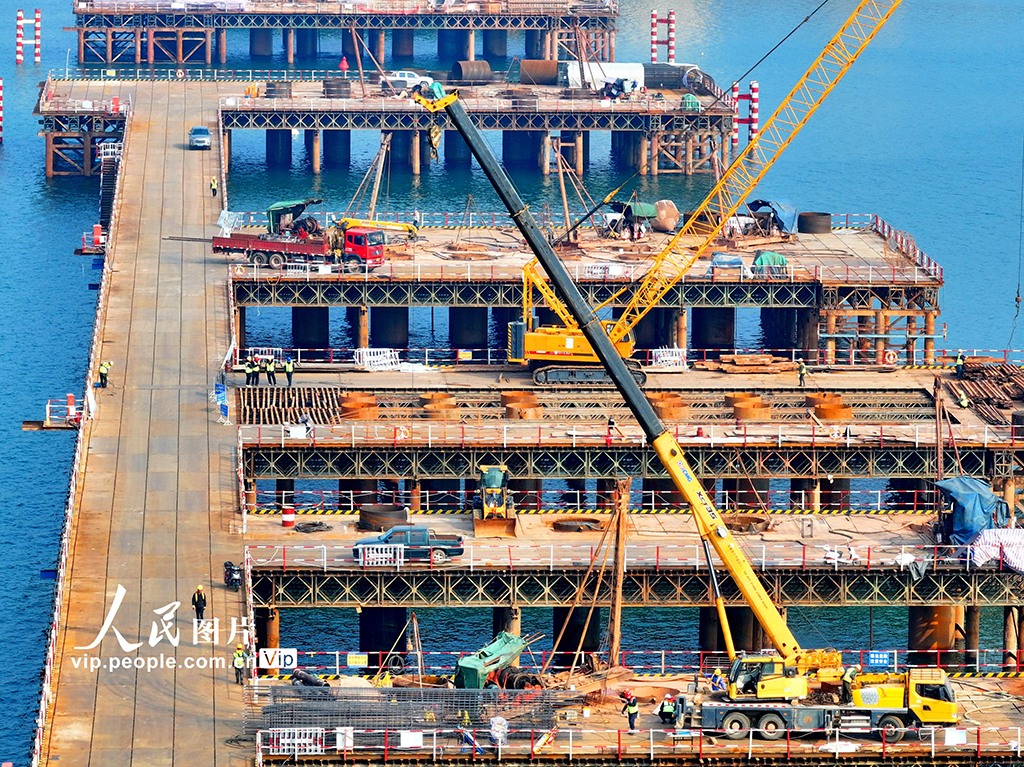 江西吉水：贛江大橋施工現場【3】