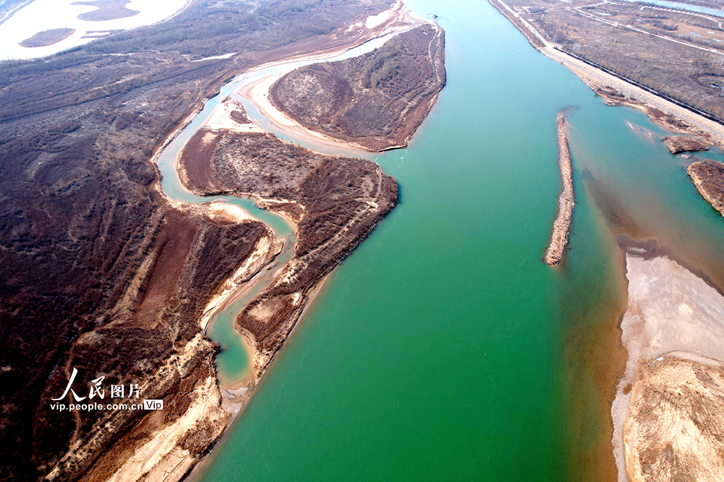 寧夏吳忠：春日黃河景如畫