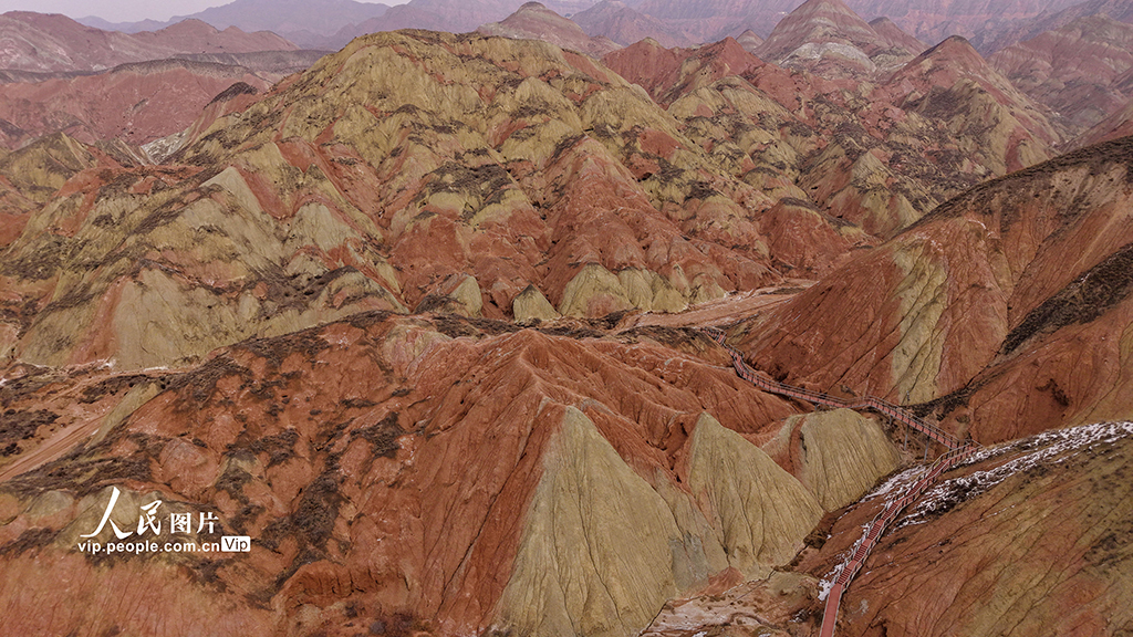 甘肅蘭州：水墨丹霞景區迎客來【3】