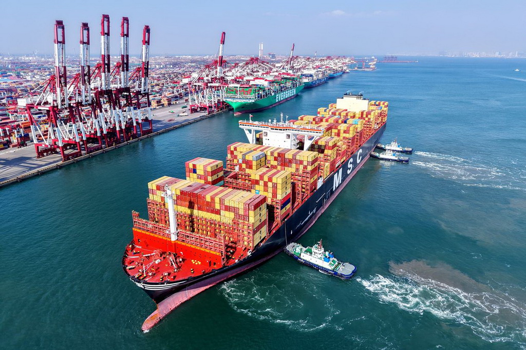 山東青島：新年開辟4條國際集裝箱航線