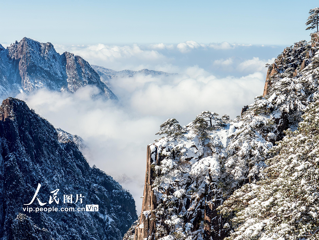 安徽黃山：霧凇云海美不勝收【2】