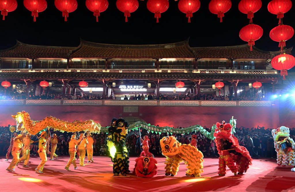 這是2月26日拍攝的活動開幕式現場。