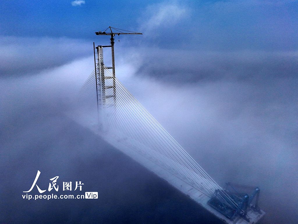 浙江溫州：洞頭峽跨海大橋建設有序推進【6】