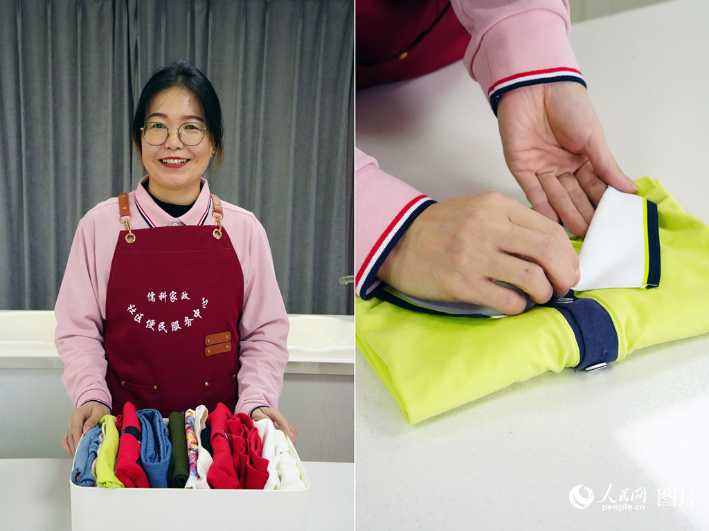 段秀芳正在工作。人民網記者 苗陽攝