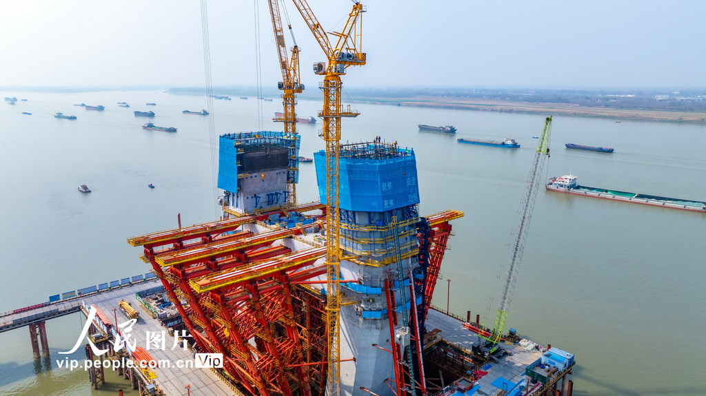 安徽池州長江公鐵大橋建設有序推進【2】