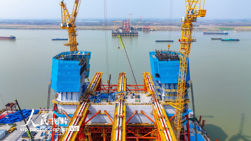 安徽池州長江公鐵大橋建設有序推進【4】