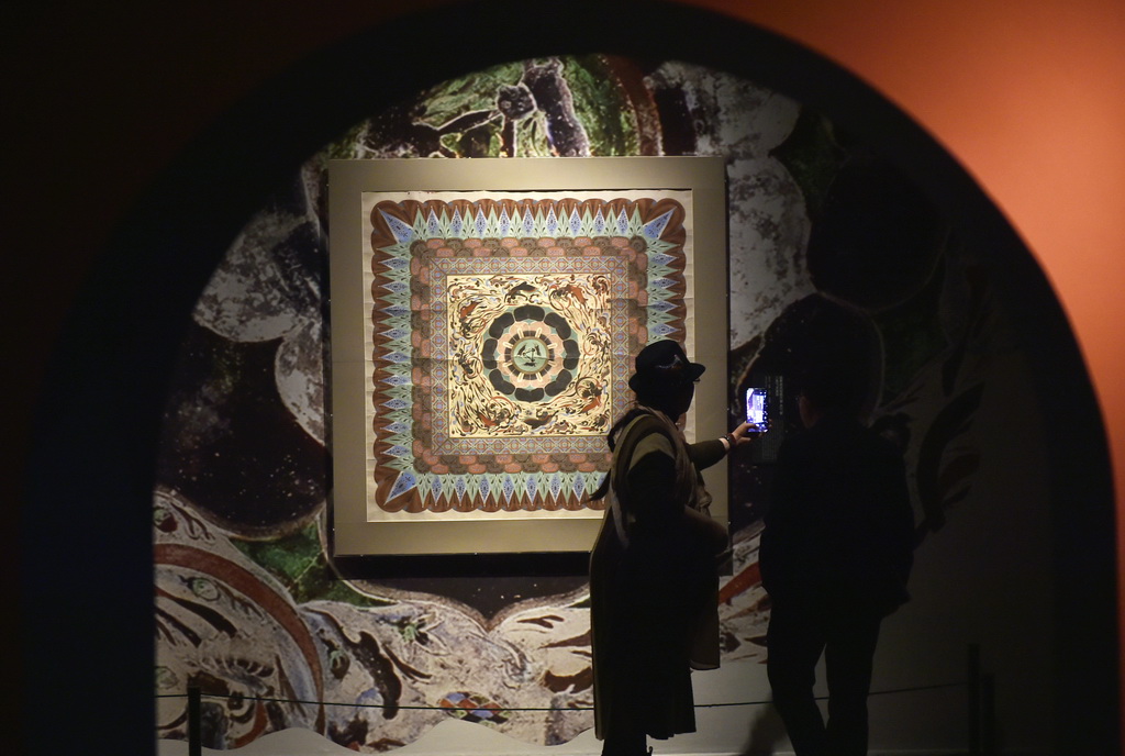 3月11日，觀眾在中國美術館參觀展覽。