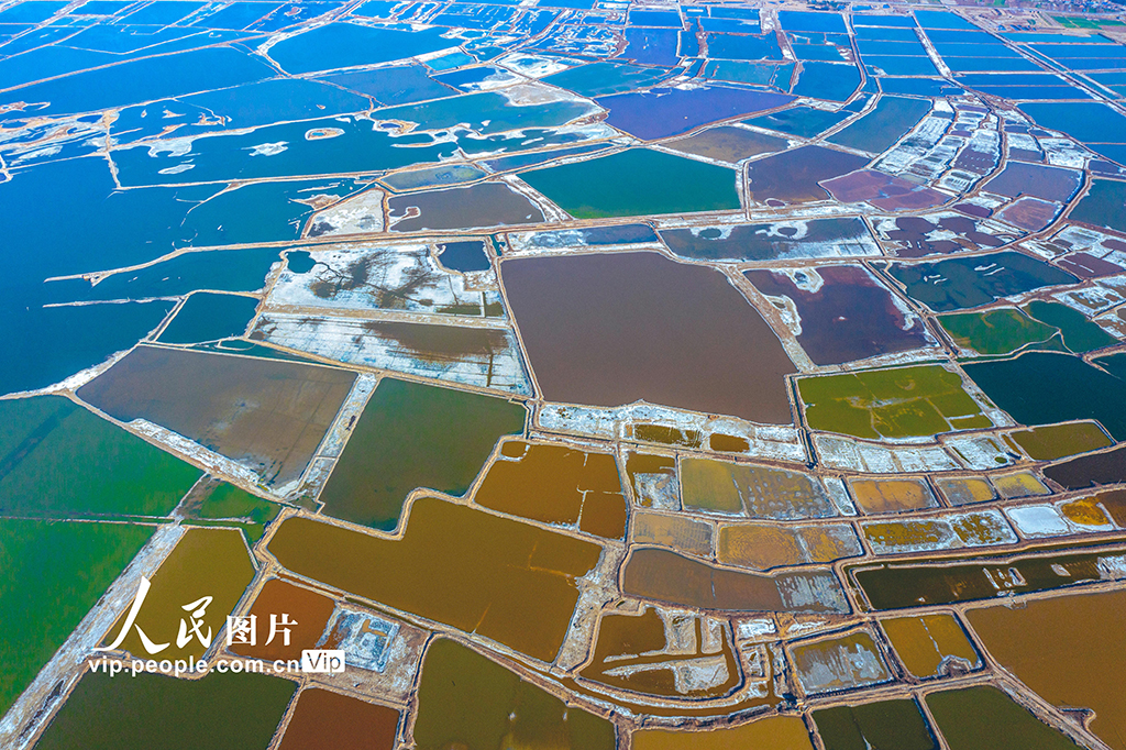 山西運城：七彩鹽湖換“新裝”【2】