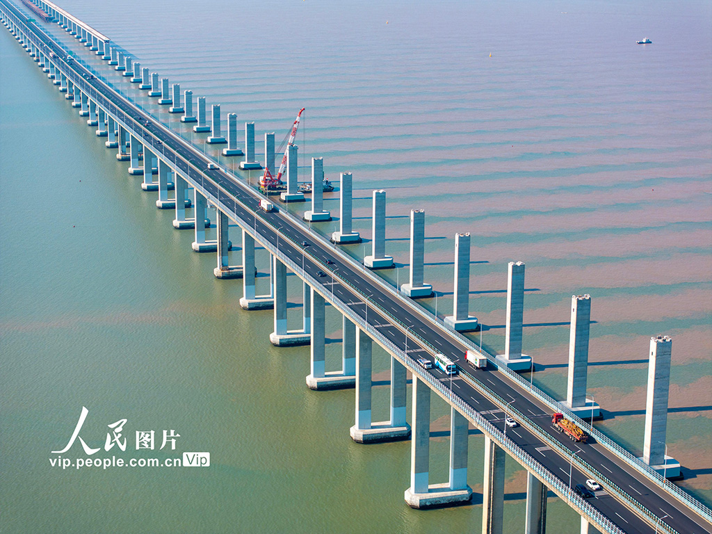 浙江寧波：象山港跨海大橋建設有序推進【3】