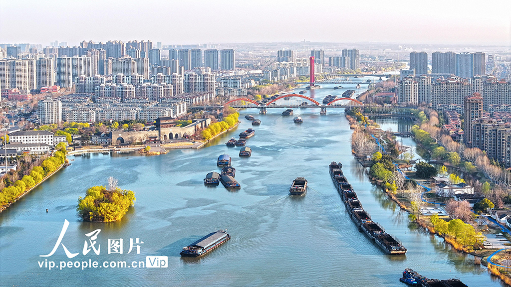 江蘇宿遷：京杭大運河運輸忙【3】