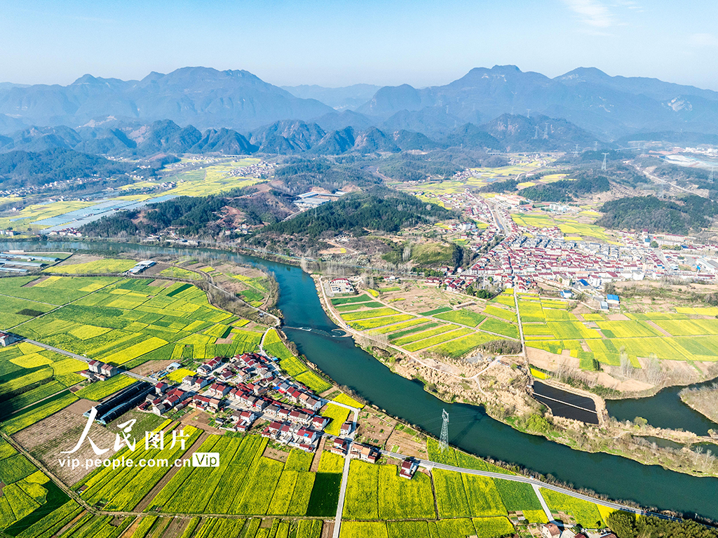 湖北遠安：山鄉春色美