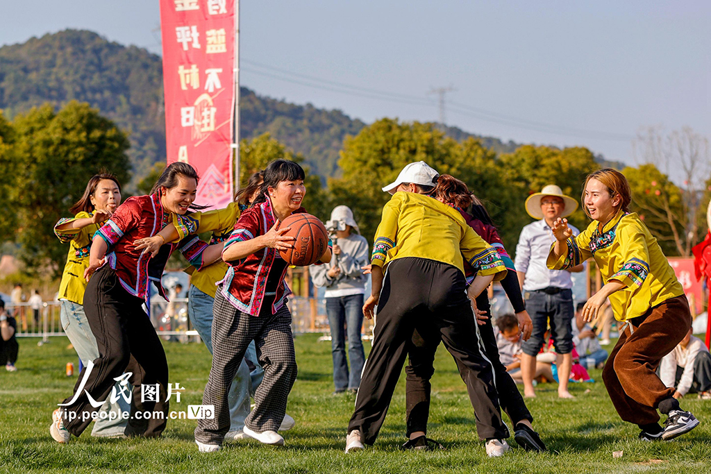 江西峽江:“姑媽籃球賽”精彩紛呈【4】