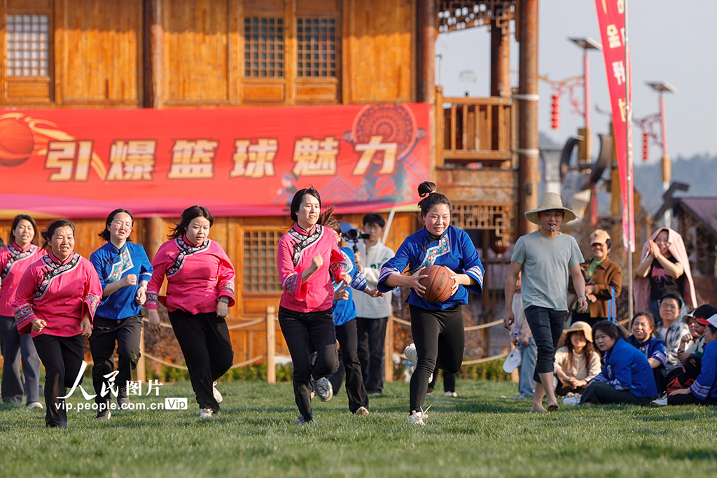 江西峽江:“姑媽籃球賽”精彩紛呈【2】