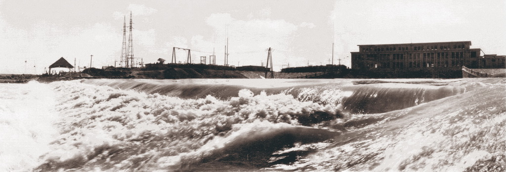 1963年，江都水利樞紐第一抽水站首次啟用（資料照片）。新華社發