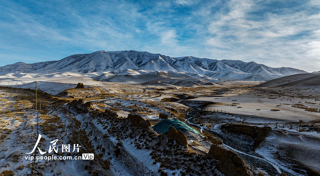 甘肅天祝:祁連山區銀裝素裹【4】