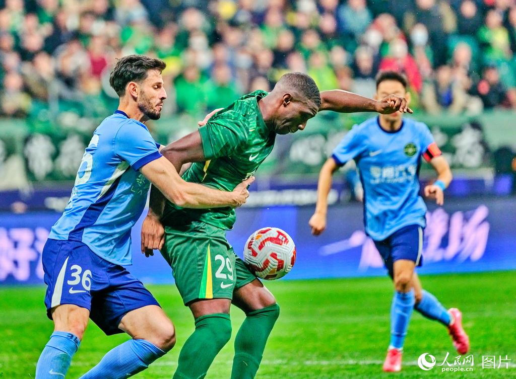 中超聯賽:北京國安2比0勝浙江綠城【5】
