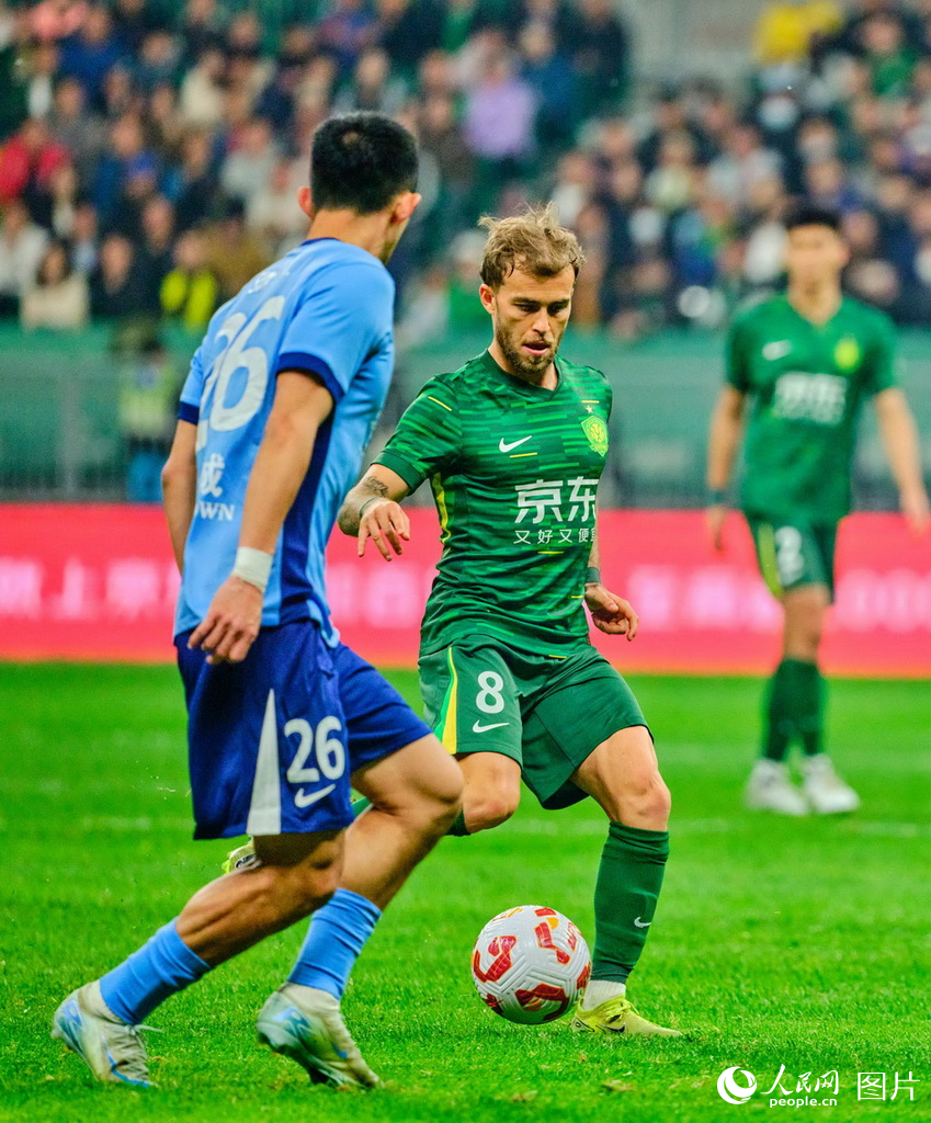 中超聯賽:北京國安2比0勝浙江綠城【7】