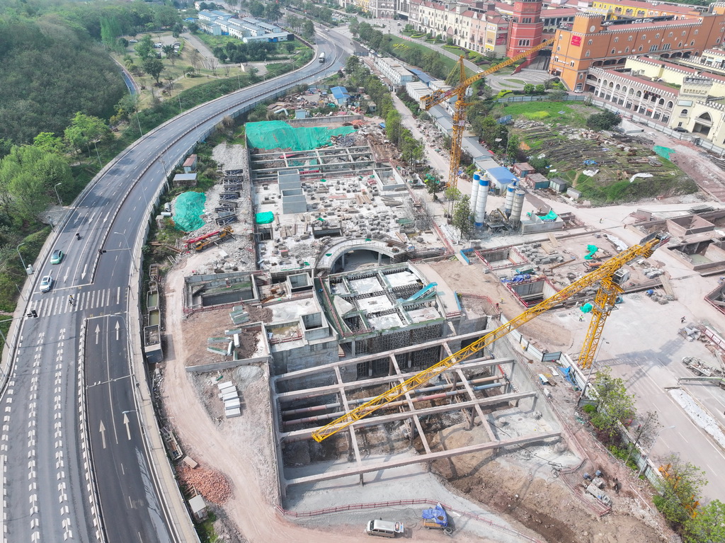 重慶首條全自動駕駛軌道交通項目建設穩步推進