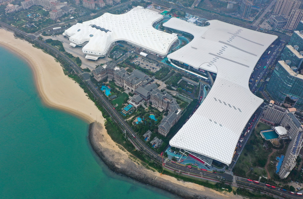 第五屆消博會開始布展