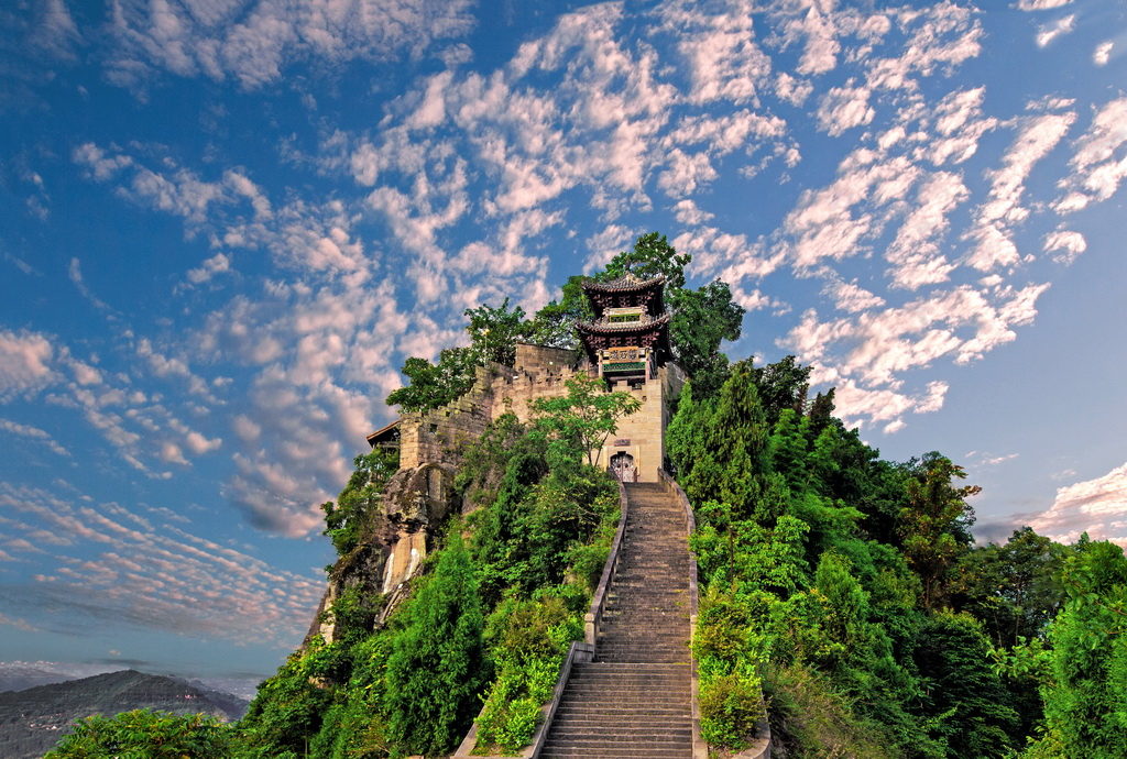 這是云陽世界地質公園景象（2024年11月29日攝）。新華社發