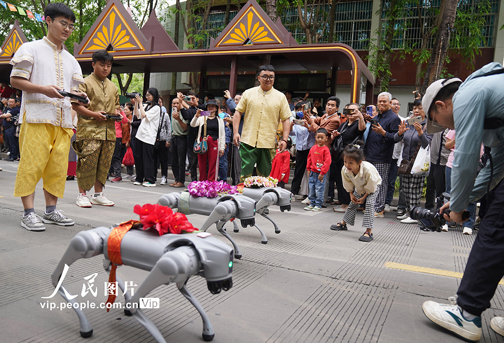 云南景洪:文化大游演 喜慶潑水節【7】