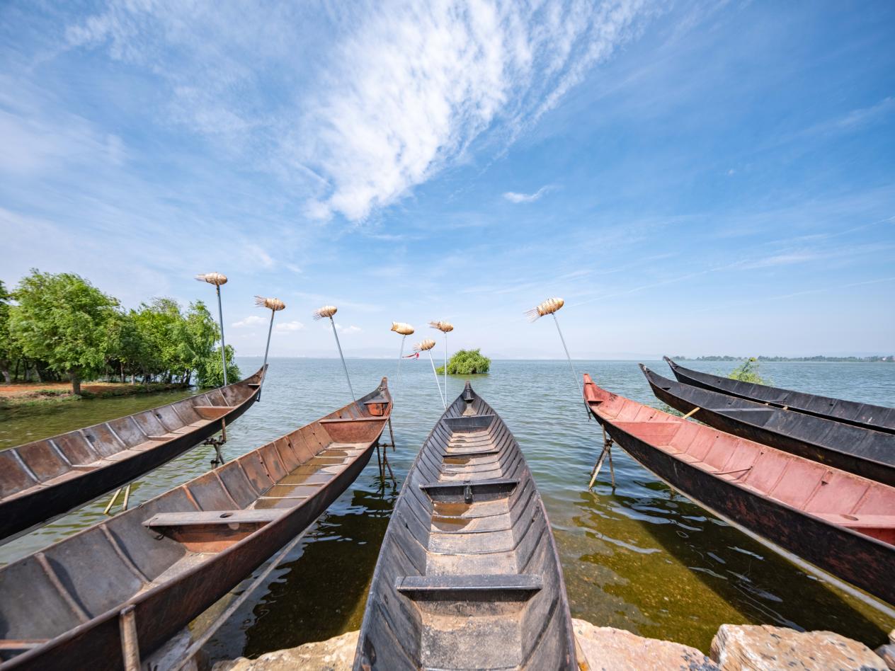 牛戀村著力打造臨滇池生態觀光、古滇文化、漁耕文化，農旅結合的精品示范村。早彥銘攝