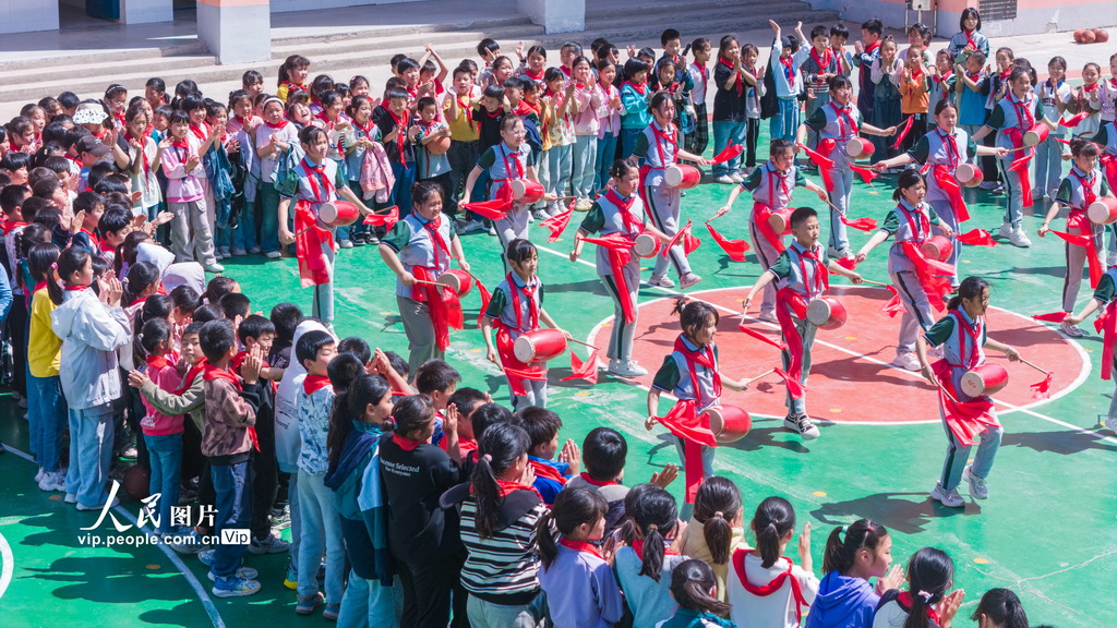 江蘇宿遷:快樂腰鼓舞動校園【3】