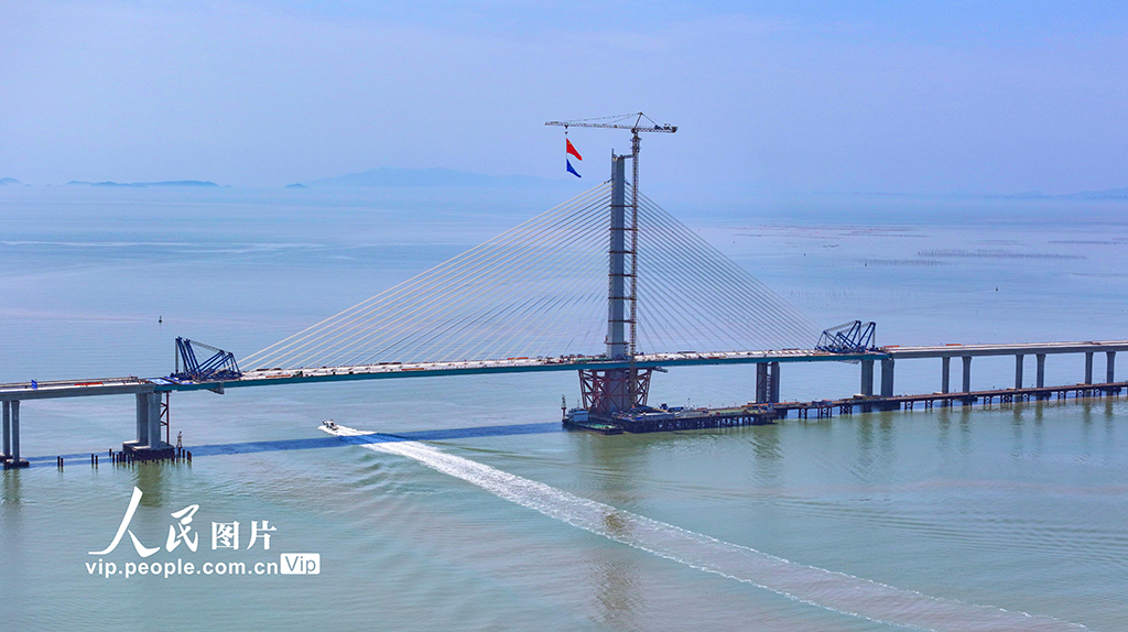 浙江溫州:洞頭峽跨海大橋合龍【5】