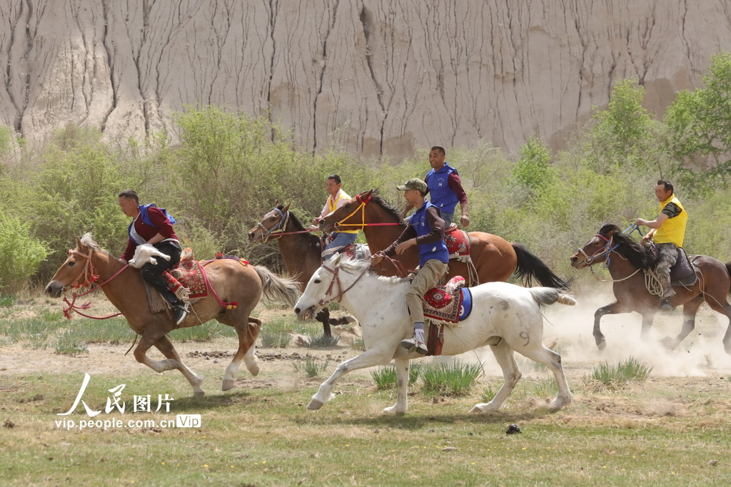 新疆溫宿:叼羊比賽精彩紛呈【2】