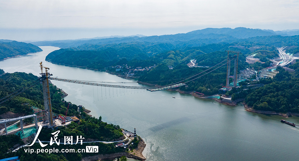 湖南懷化：施工中的洞庭溪沅水特大橋【4】