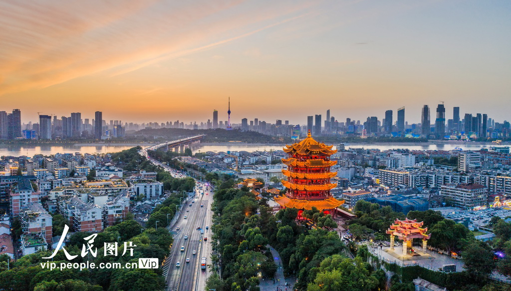 晚霞映照黃鶴樓【2】