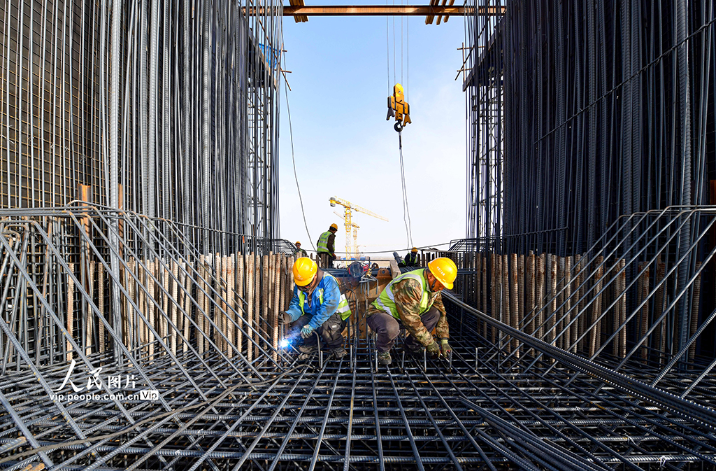 內蒙古巴彥淖爾:磴口黃河大橋建設正酣【3】