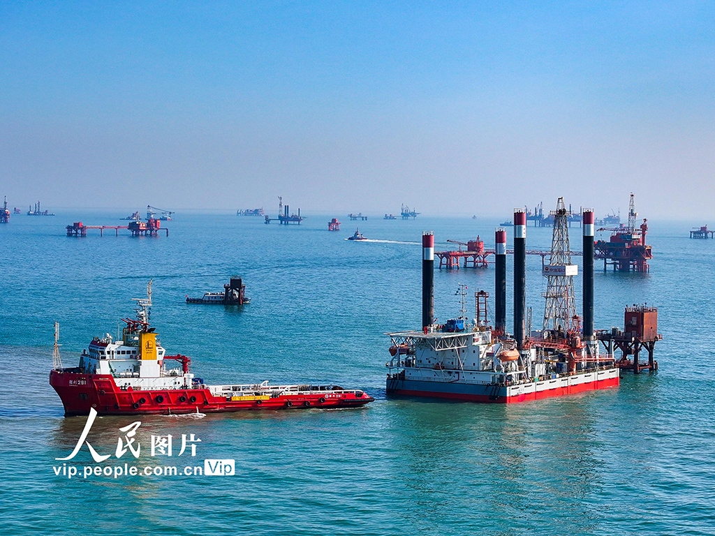 山東東營：海上油田生產【5】
