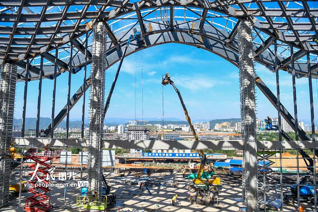 貴州興義:盤興鐵路建設如火如荼【6】