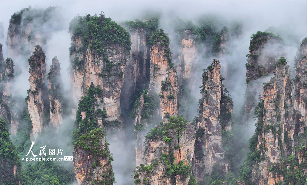 湖南張家界出現云海景觀【3】